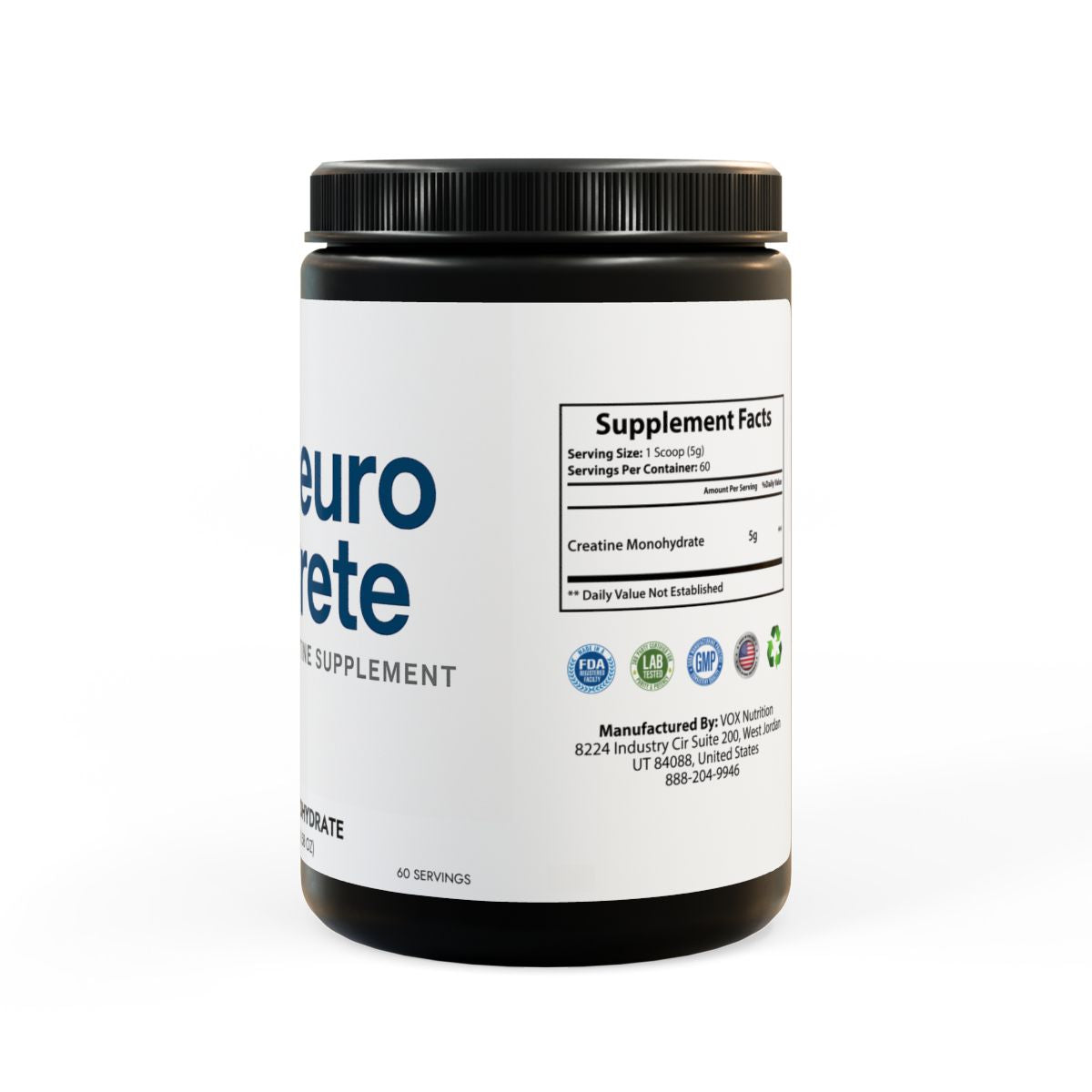 Creatine Monohydrate Supplement (300g, 10.58oz)